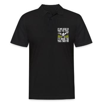 Trail Running It's Not Where You Take Marathoner - Männer Poloshirt - Schwarz - Vorne - Kai (181cm)
