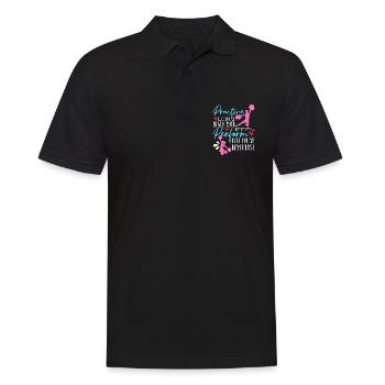 Pratique du cheerleading comme vous n’avez jamais applaudi - Polo Homme - noir - Devant - Kai (181cm)
