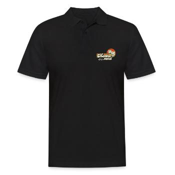 Musical Theatre Nerd Retro Loves Drama Broadway - Men's Polo Shirt - black - Front - Kai (181cm)