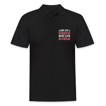 Circus Clown Not My Circus Not My Carnival Lover - Männer Poloshirt - Schwarz - Vorne - Kai (181cm)