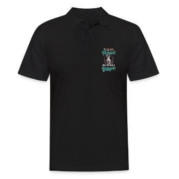 Valkyries My Mother Didn't Rise Norse Mythology - Männer Poloshirt - Schwarz - Vorne - Kai (181cm)