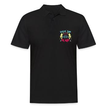 Peintre Lovin' Life As A Painters Wife Paint Brush - Polo Homme - noir - Devant - Kai (181cm)