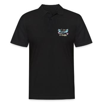Doula J’aime ce que je Doula Compagne de naissance Sages-femmes - Polo Homme - noir - Devant - Kai (181cm)