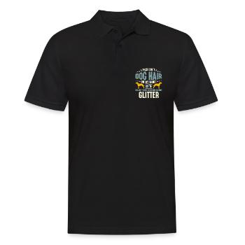 Coonhound This Isn't Dog Hair On My Shirt Dog Club - Men's Polo Shirt - black - Front - Kai (181cm)