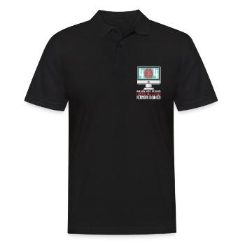 Network Engineer 404 Brain Not Found Programmer - Men's Polo Shirt - black - Front - Kai (181cm)