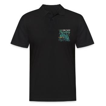 Monstera I Don't Need Therapy I Talk Indoor Plants - Männer Poloshirt - Schwarz - Vorne - Kai (181cm)
