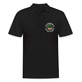 Plantes d’intérieur Le mercredi, nous achetons des plantes Fleuriste - Polo Homme - noir - Devant - Kai (181cm)