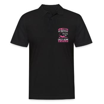 Acrobatie Toutes les femmes sont créées gymnastique égale - Polo Homme - noir - Devant - Kai (181cm)