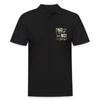 Trampoline Jumper No Coffee Jumping Coffee Lover - Polo Homme - noir - Devant - Kai (181cm)