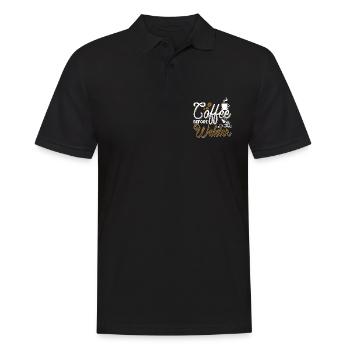 Soudeur Café Avant Soudeur Métallurgie Amateur de café - Polo Homme - noir - Devant - Kai (181cm)