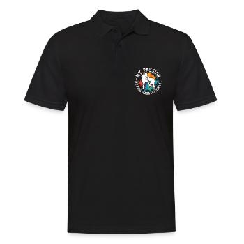 Krav Maga Fighter Ma Passion Mes Arts Martiaux Krav - Polo Homme - noir - Devant - Kai (181cm)