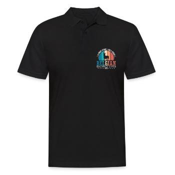 Belgian Malinois Lover A Short Story Working Dog - Men's Polo Shirt - black - Front - Kai (181cm)