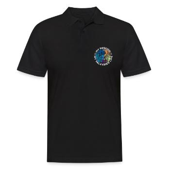 Valkyries My Passion My Valkyries Norse Mythology - Männer Poloshirt - Schwarz - Vorne - Kai (181cm)