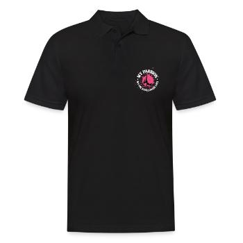 Pilates Lover My Passion My Pilates Meditation - Men's Polo Shirt - black - Front - Kai (181cm)