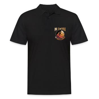 Rock Climber No Coffee No Climbing Coffee Lover - Men's Polo Shirt - black - Front - Kai (181cm)
