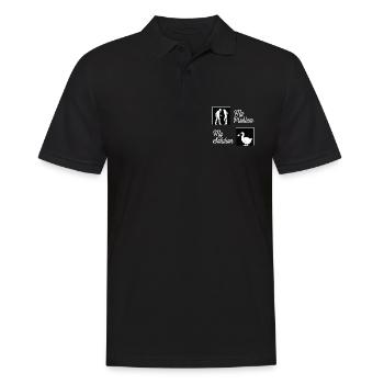 Dodo Bird Lover Mon problème Mon Pictogramme Maman Papa - Polo Homme - noir - Devant - Kai (181cm)