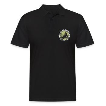 Paysagiste Ma passion Mon métier de paysagiste Jardinage - Polo Homme - noir - Devant - Kai (181cm)