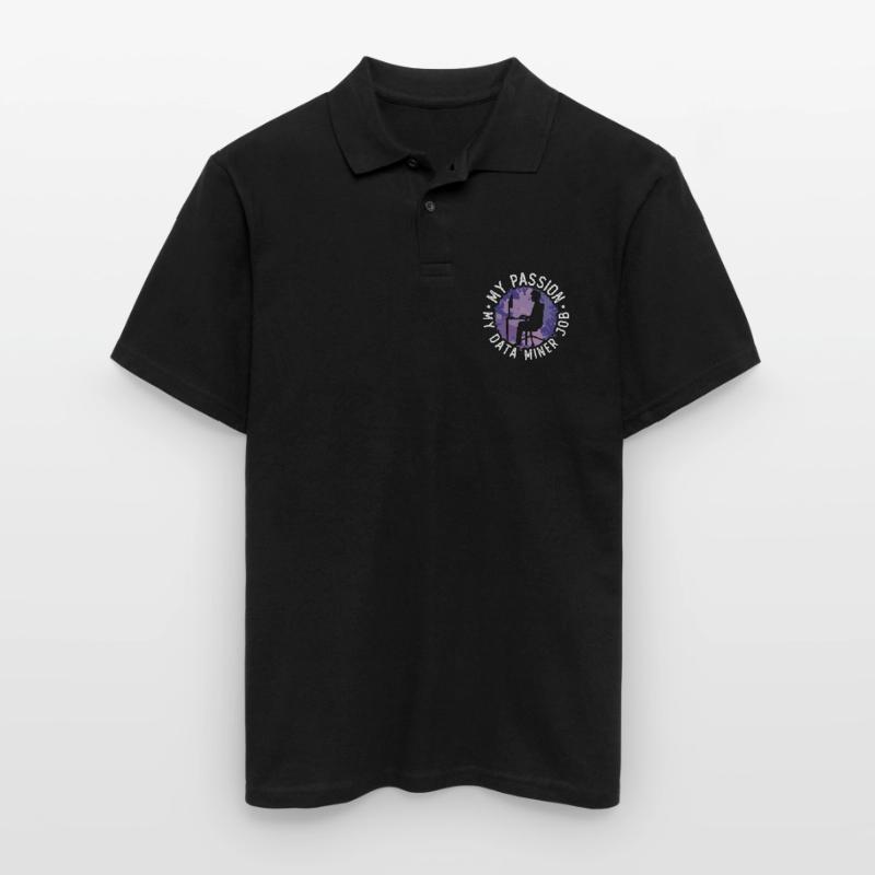 Data Miner My Passion My Data Computer Engineering Männer Poloshirt