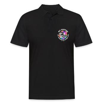 Harvester Lover My Passion My Harvester Farmer - Men's Polo Shirt - black - Front - Kai (181cm)