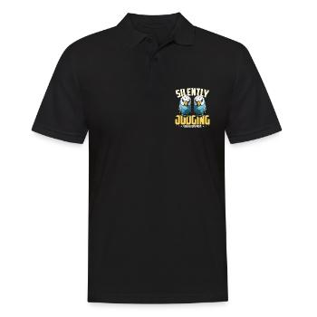 Perruche Jugez silencieusement votre chaque propriétaire de perruche - Polo Homme - noir - Devant - Kai (181cm)