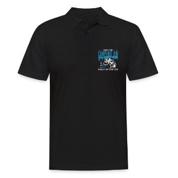 Pêche à la carpe Désolé pour Carping On Mais Pêcheur - Polo Homme - noir - Devant - Kai (181cm)
