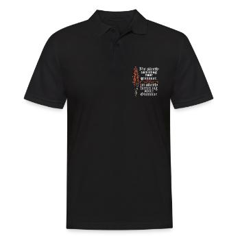 Book Editor I'm Silently Correcting Book Author - Männer Poloshirt - Schwarz - Vorne - Kai (181cm)