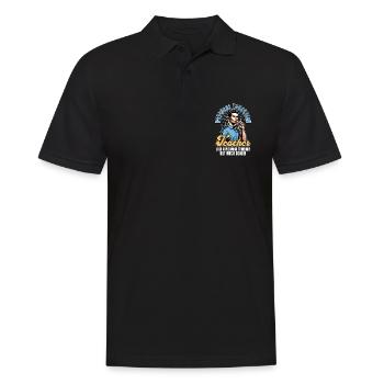 Professeur d’éducation physique comme un professeur de gym - Polo Homme - noir - Devant - Kai (181cm)