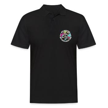 Géologue Ma passion Mon collectionneur de minéraux Géologie - Polo Homme - noir - Devant - Kai (181cm)