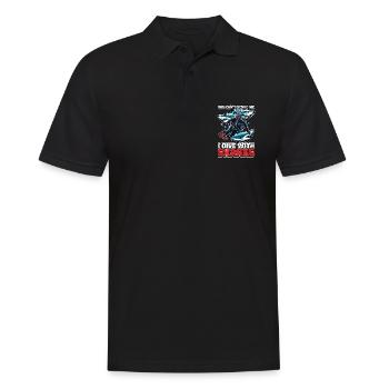 Plongée sous-marine Vous ne pouvez pas me faire peur Nageur de plongée en apnée - Polo Homme - noir - Devant - Kai (181cm)