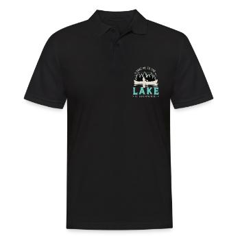 Canoë Emmène-moi au lac Kayak en plein air Rameur - Polo Homme - noir - Devant - Kai (181cm)