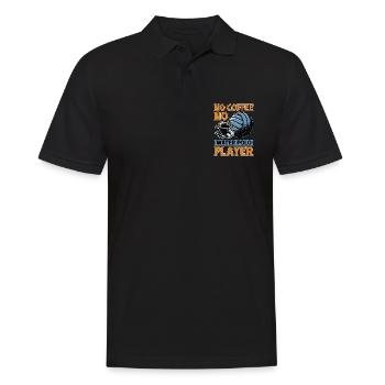 Water Polo No Coffee No Ball Sports Coffee Lover - Männer Poloshirt - Schwarz - Vorne - Kai (181cm)