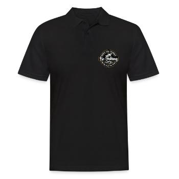 Kayak Fishing Worse Case Scenario Go Paddling - Men's Polo Shirt - black - Front - Kai (181cm)