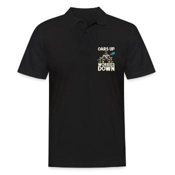 Eau Aviron Rames Monter Soucis Descendre Sports nautiques - Polo Homme - noir - Devant - Kai (181cm)