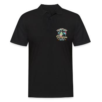 Transplant Surgeon Turning Surgical Tech Physician - Men's Polo Shirt - black - Front - Kai (181cm)