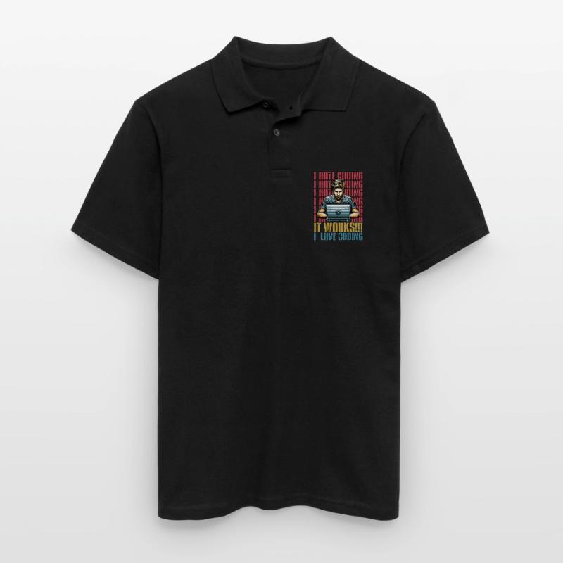 Codeur Je déteste coder Développeur Technologie Codeurs Polo Homme