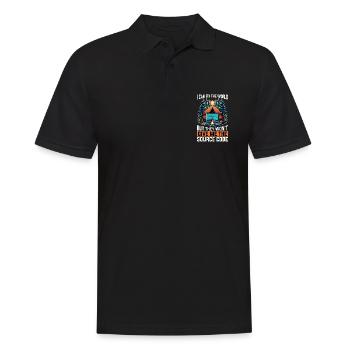 Coder I Can Fix The World Web Developer Coders - Men's Polo Shirt - black - Front - Kai (181cm)