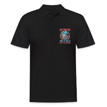 Les comptables comptables font la feuille de calcul du monde - Polo Homme - noir - Devant - Kai (181cm)