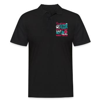Pharmacy Technician Women Pharmacy Technician - Men's Polo Shirt - black - Front - Kai (181cm)