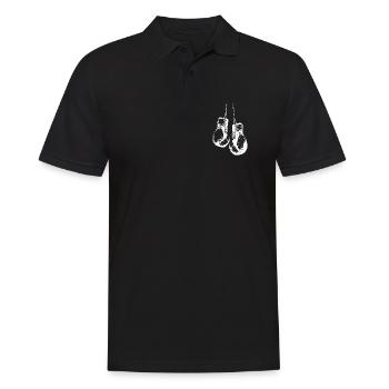 Gants de boxe suspendus en blanc - Polo Homme - noir - Devant - Kai (181cm)