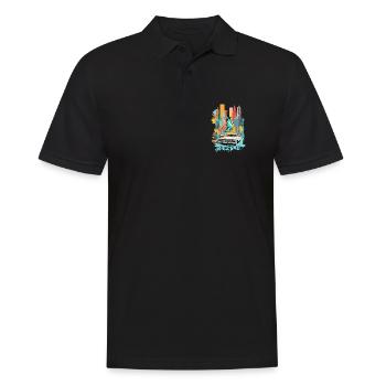 Ville de New York - Polo Homme - noir - Devant - Kai (181cm)