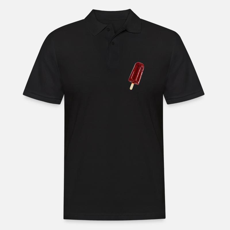 Eis am Stil Rot - Männer Poloshirt - Schwarz