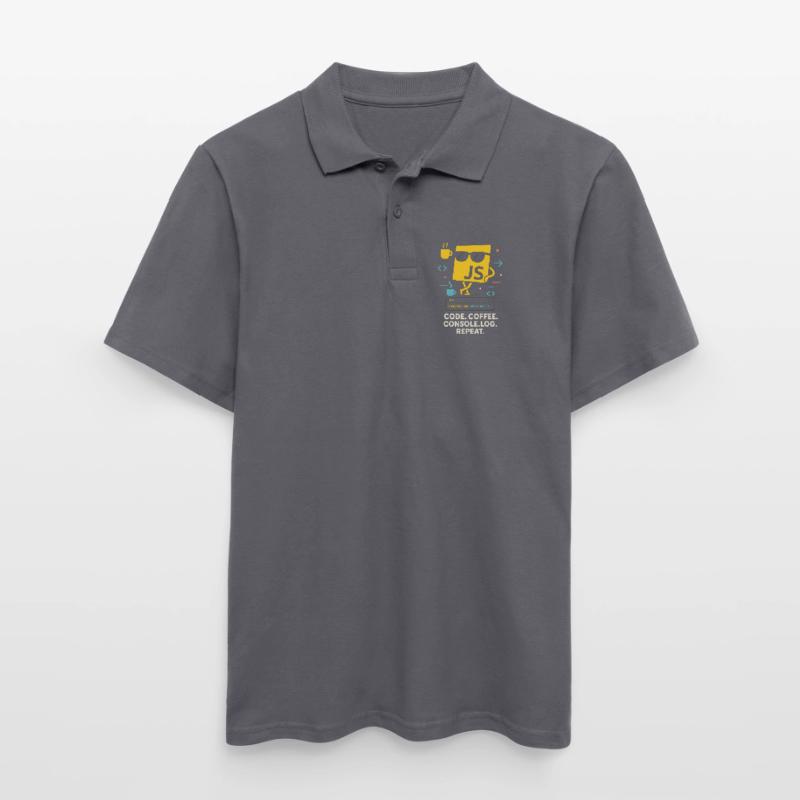 Code Coffee Console.log Répéter le programme JavaScript Polo Homme