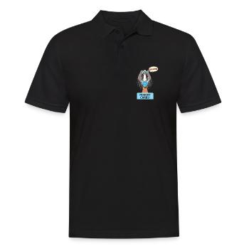 Personne ne s’en soucie - Chemise Sarcasm Fun - Polo Homme - noir - Devant - Kai (181cm)