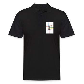 It's Not About Ideas It's About Making Them Happen - Men's Polo Shirt - black - Front - Kai (181cm)