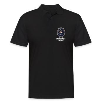 Schwarzes Schaf Lustiges Cooles Motiv - Männer Poloshirt - Schwarz - Vorne - Kai (181cm)