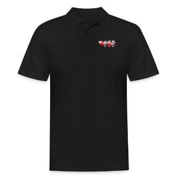 Poker Couleur Poker - Polo Homme - noir - Devant - Kai (181cm)