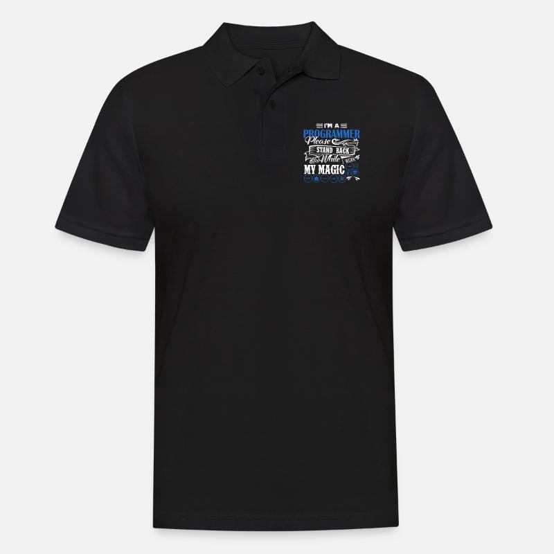 Programmierer Ich bin ein Programmierer - Männer Poloshirt - Schwarz