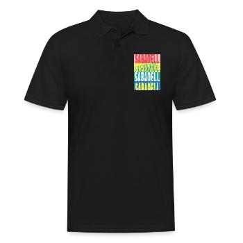 Sabadell Espagne City Font Skyline Accueil - Polo Homme - noir - Devant - Kai (181cm)