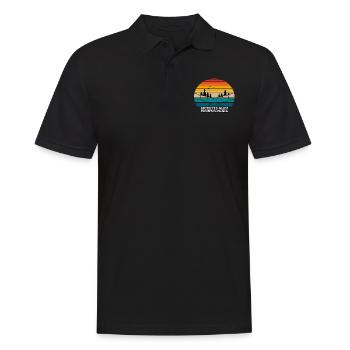 Ricketts Glen Pennsylvanie - Polo Homme - noir - Devant - Kai (181cm)