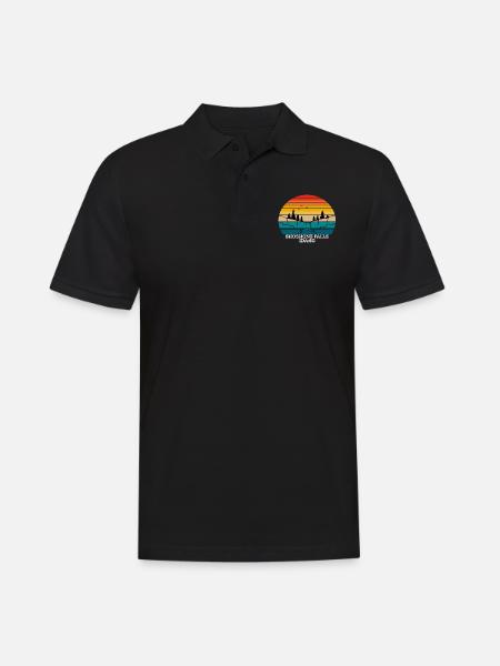 Shoshone Falls Idaho - Men's Polo Shirt - black